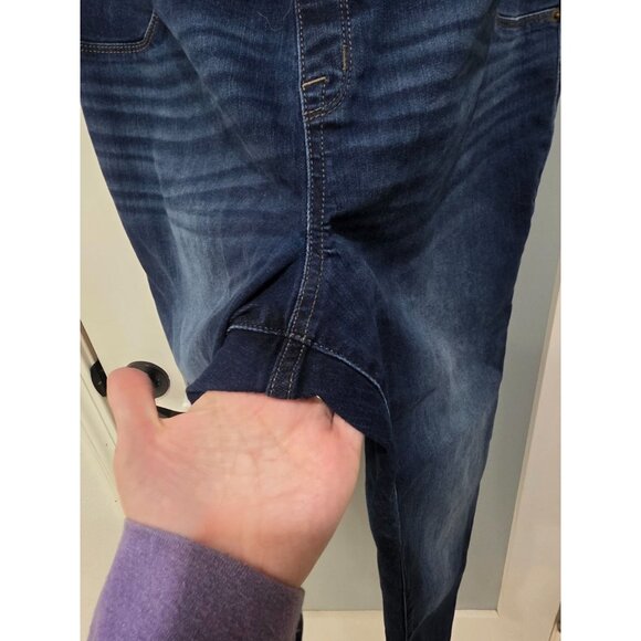 Isabel Maternity by Ingrid & Isabel Size 16/33R Blue Skinny Jeans Over Belly - Picture 5 of 14